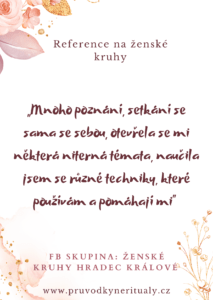 Reference na ženské kruhy Anonym
