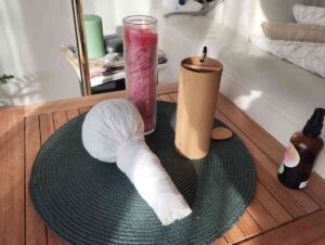 Bylinná koule pro rituál zavinování s Terezou Mazánkovou