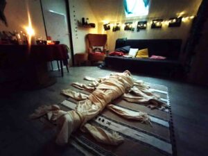 Uzavření porodů rituálem zavinování - Reference na Terezu Mazánkovou