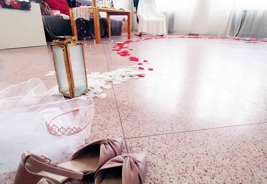 reference na předsvatební rituál pro nevěstu